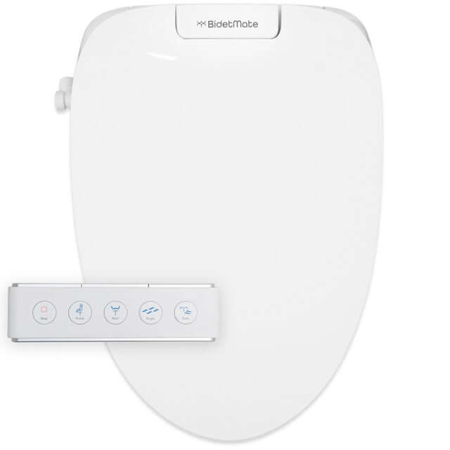 BidetMate 3500 Series Bidet Toilet Seat with wireless remote control and sleek design for modern bathrooms.
