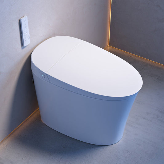 Swiss Madison Viro V10 Smart Bidet Toilet with Hands Free Flush, Remote Control, and Automatic Lid Open