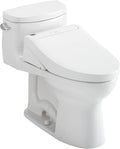TOTO Supreme II WASHLET+ C5 One-Piece Bidet Toilet in white with advanced features for enhanced comfort.