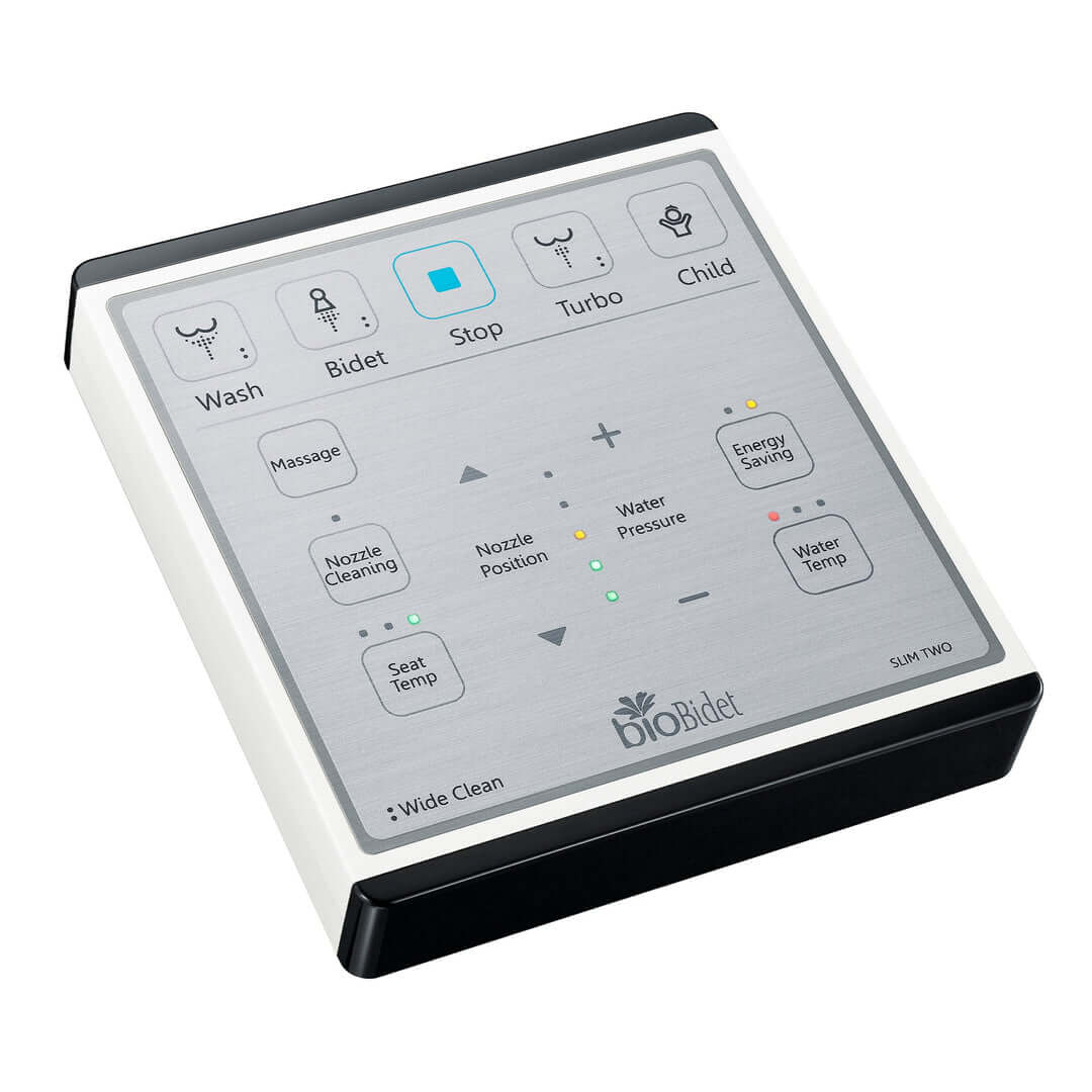 Slim Two Smart Bidet Seat - diagonal view of remote