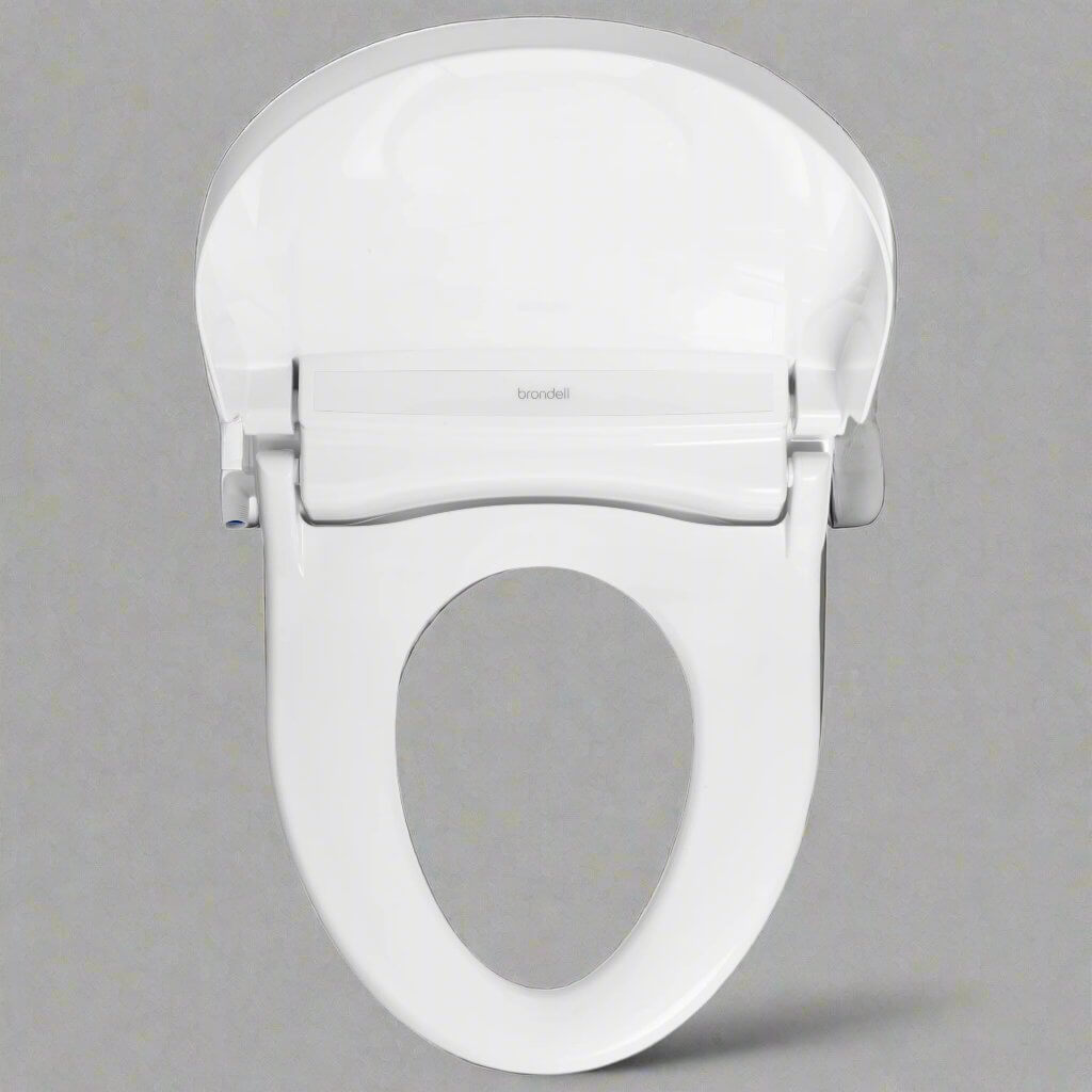 Brondell Swash Select DR802 Smart Bidet Toilet Seat in white, designed for comfort and convenience.