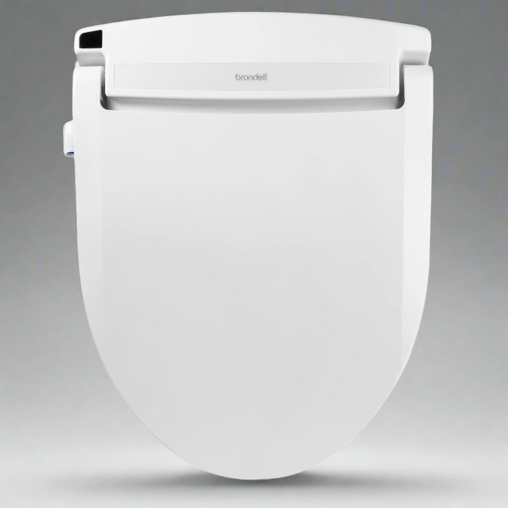 Brondell Swash Select DR802 smart bidet toilet seat, featuring a sleek, modern design and high-tech functionality.