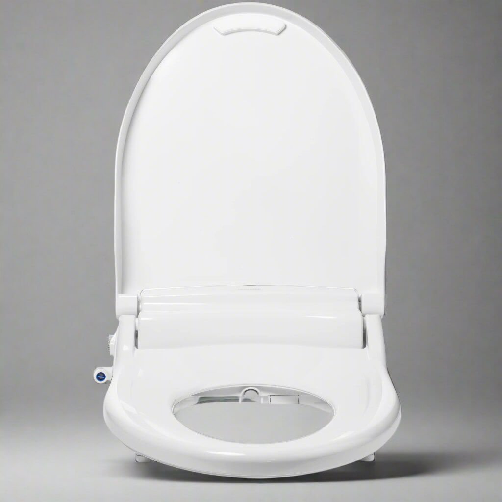 Brondell Swash Select DR802 Smart Bidet Toilet Seat with a sleek white design, ideal for luxury bathroom upgrades.