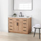 Gavino 48" Single Bathroom Vanity with Grain White Composite Stone Countertop by Altair Design
