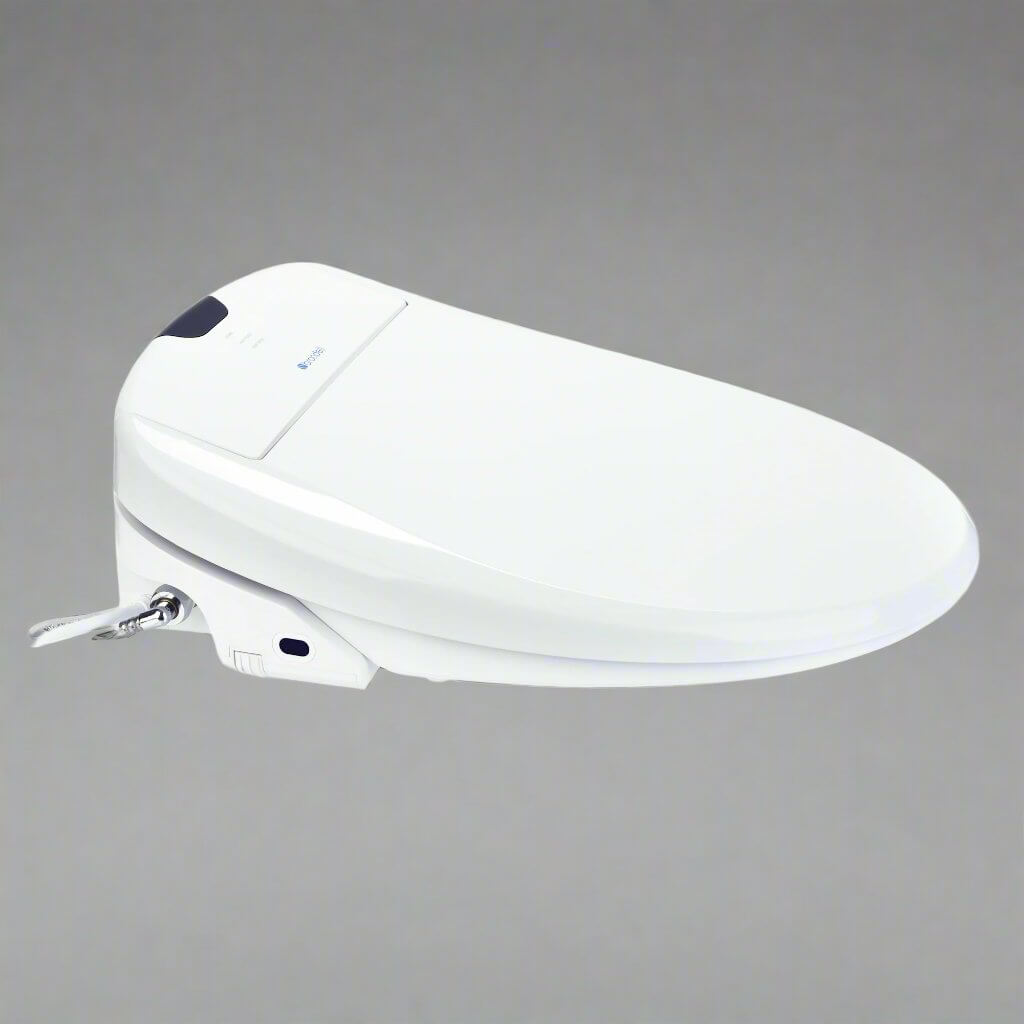 Brondell Swash 1400 luxury smart bidet toilet seat with heated features and sleek design.