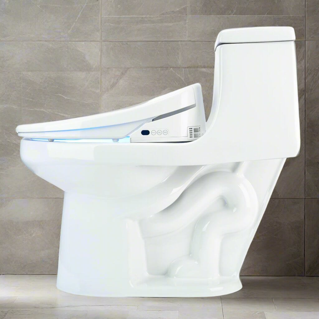 Brondell Swash 1400 Luxury Smart Bidet Toilet Seat showcasing sleek design and advanced features for a spa-like experience.