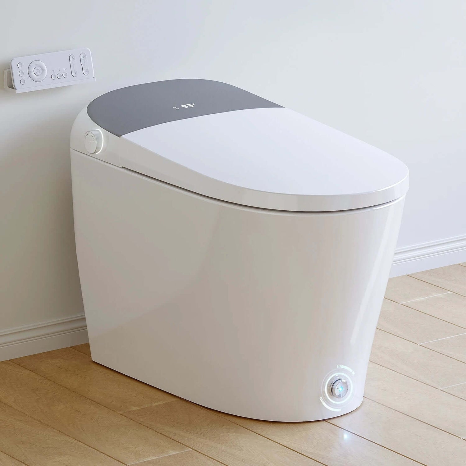 HOROW T03 Smart Bidet Toilet with auto open/close feature and digital display for enhanced bathroom luxury.
