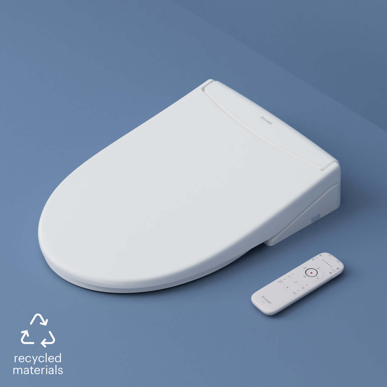 Brondell Swash Eco Thinline T66 luxury bidet toilet seat with remote control and eco-friendly design.
