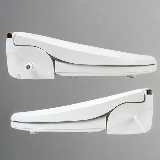 Blooming R1063 Smart Bidet Toilet Seat, side view showing sleek design and advanced features.