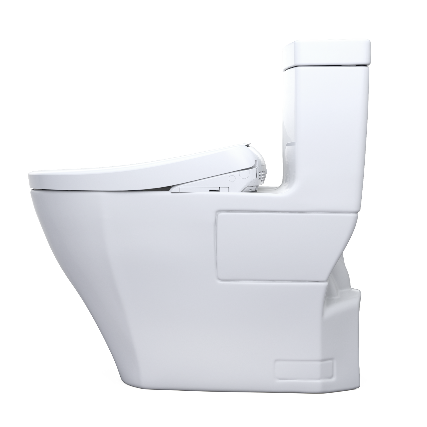 White TOTO Aimes toilet side view on a white background