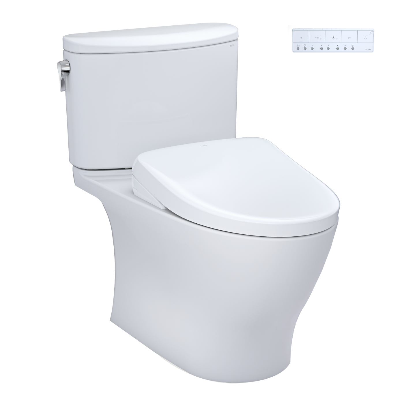 TOTO Nexus Washlet+ toilet with S7A smart bidet on a white background