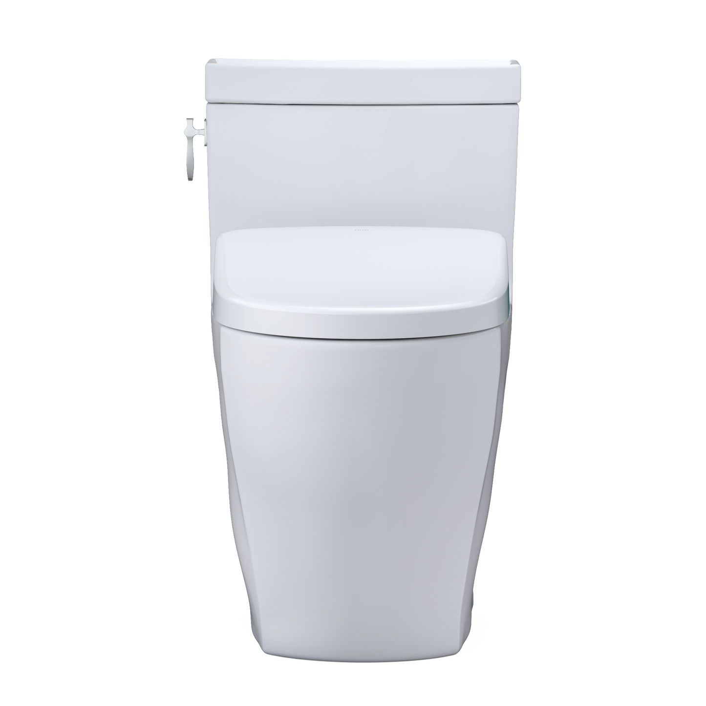 TOTO Aimes Washlet+ toilet with S7A smart bidet on a black background