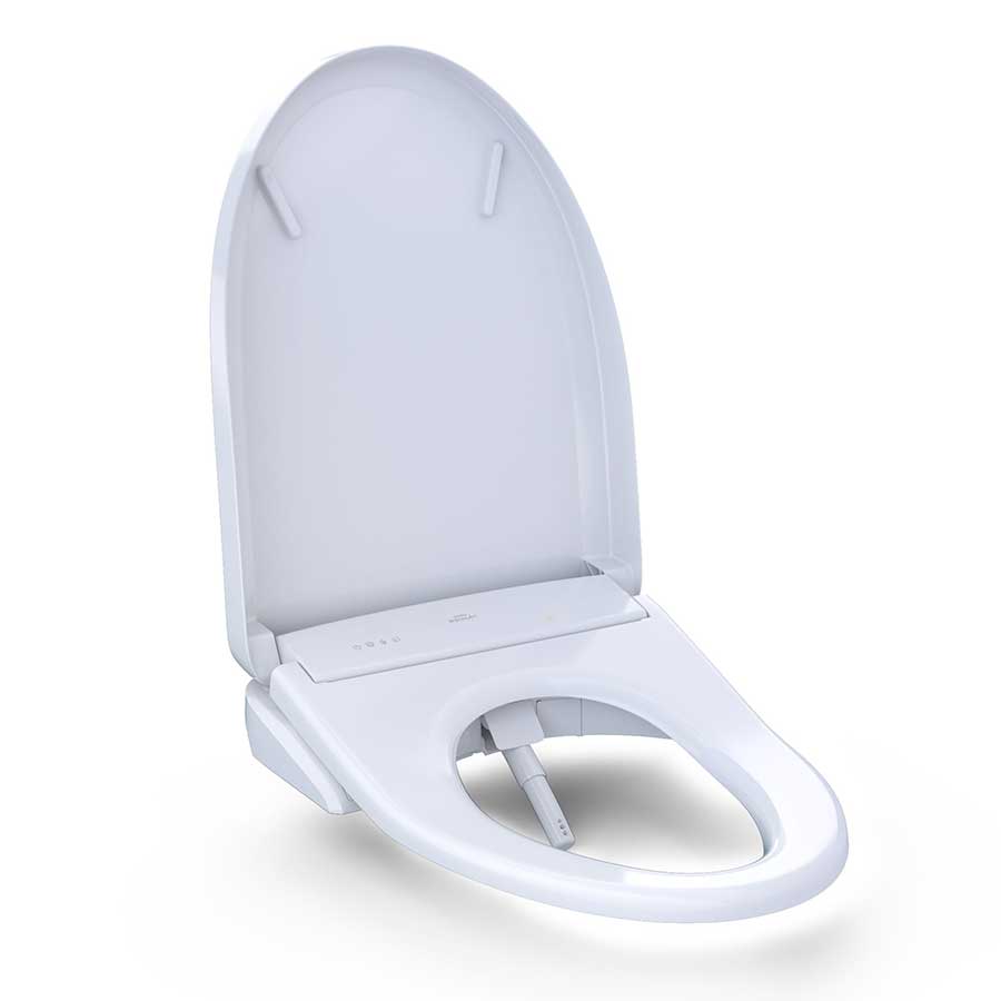 TOTO S7 Washlet Bidet Toilet Seat with automatic lid and remote control features.