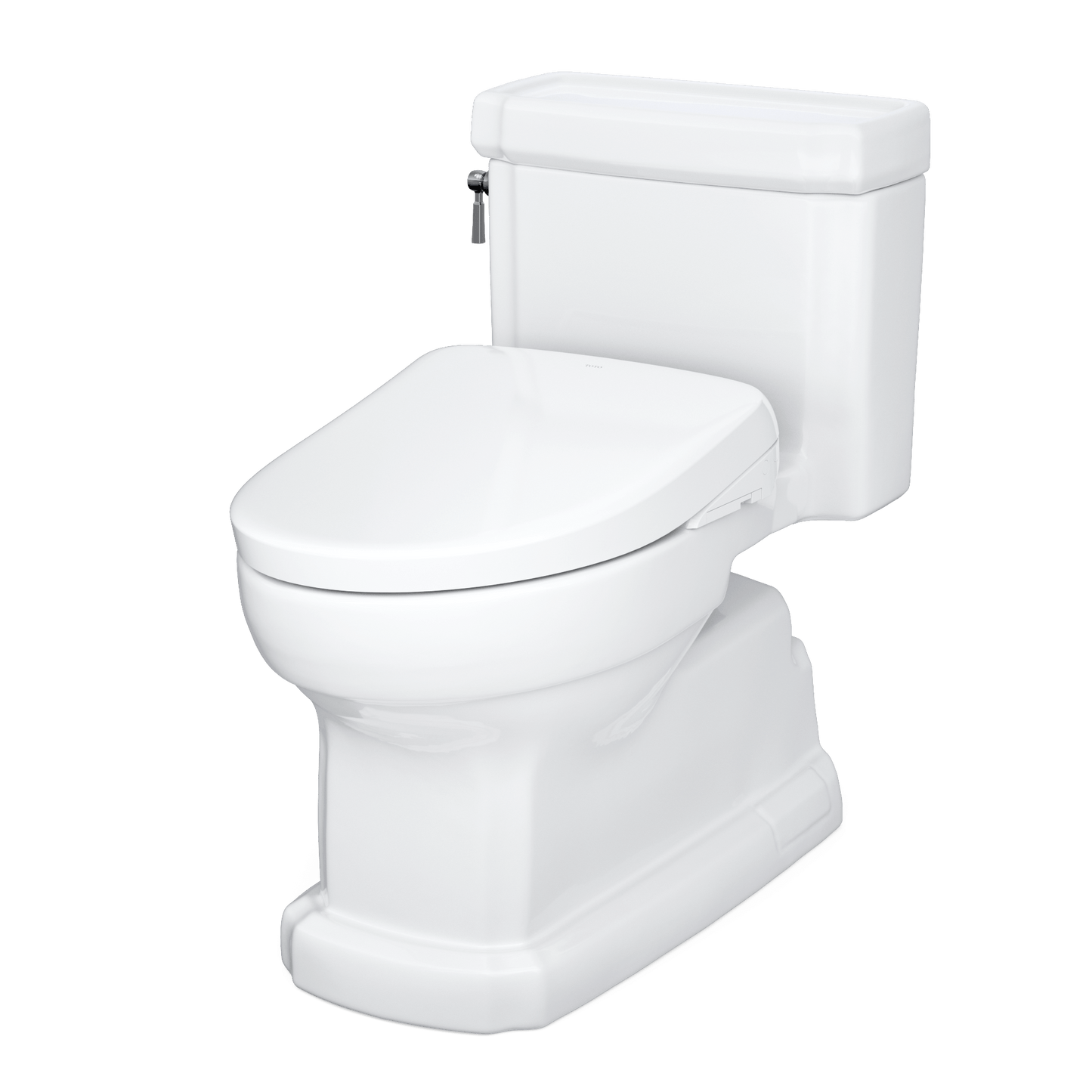 TOTO Guinevere Washlet+ S7A Bidet Toilet in sleek white design, offering modern bathroom elegance.