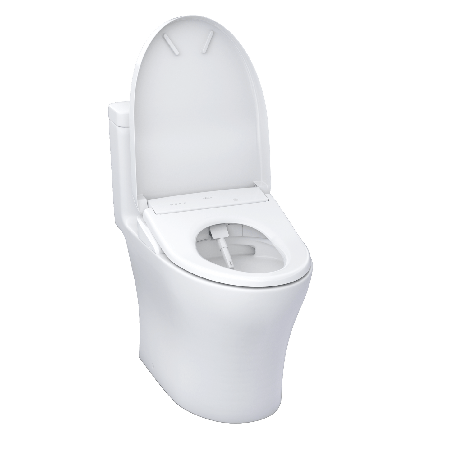 TOTO Aquia IV Washlet+ S7 bidet toilet with modern design and integrated features for enhanced bathroom comfort.