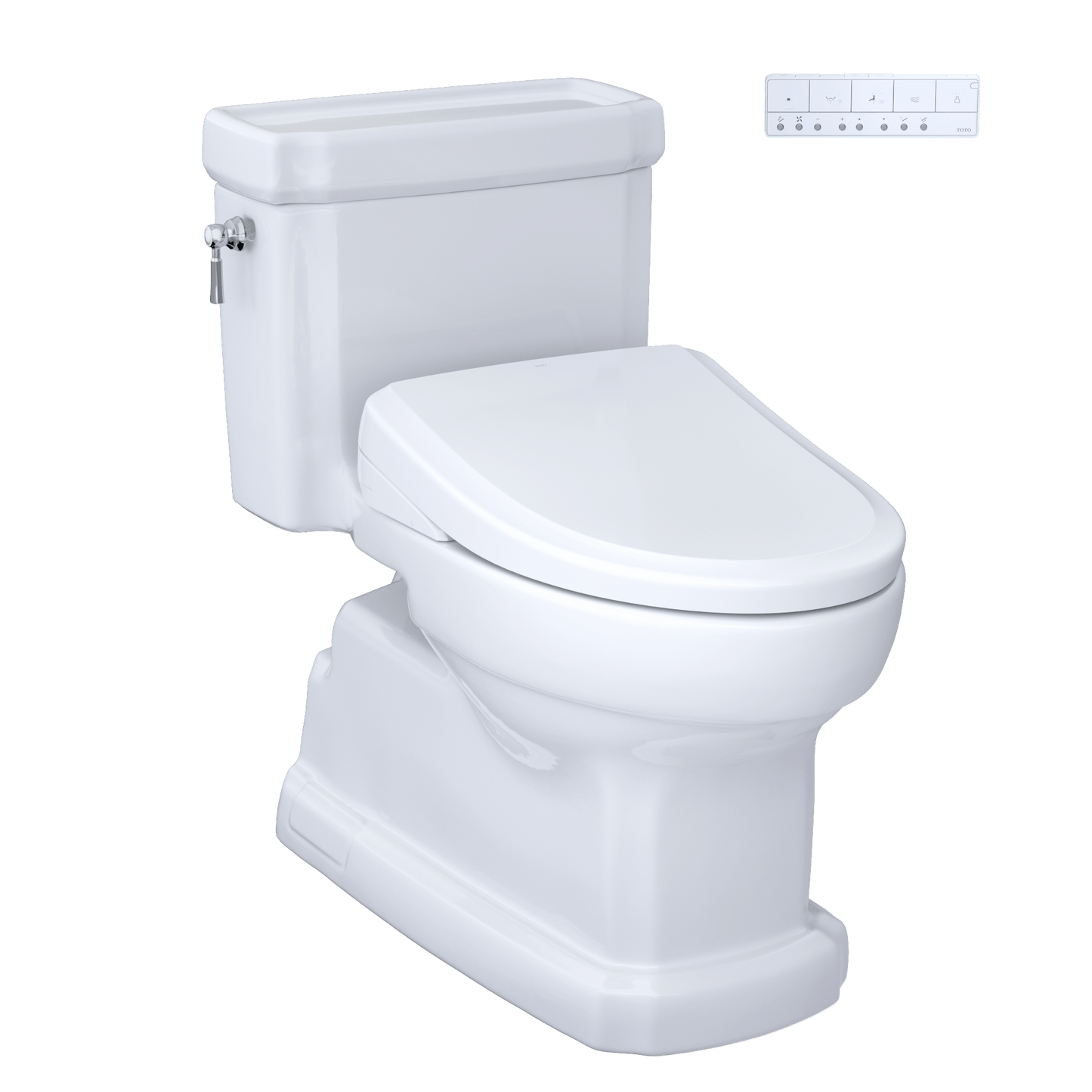 TOTO Guinevere WASHLET+ S7A Bidet Toilet featuring sleek design and advanced technology.