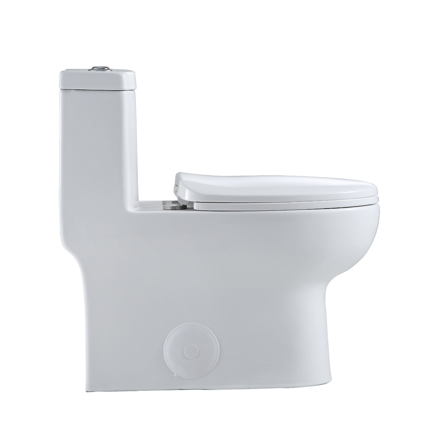 Venezia One-Piece Toilet by Altair Dual Top Flush, Elongated, Skirted T276