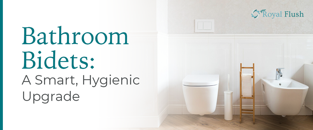 Stylish bathroom featuring modern bathroom bidets for a smart, hygienic upgrade.