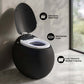 Swiss Madison Plaisir Round Smart Bidet Toilet with soft close bidet seat and seat sensor flush features.
