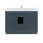Altair Gazsi 48" Single Sink Bathroom Vanity, Charcoal Blue, Stone Top