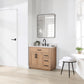 Gavino 36" Single Bathroom Vanity with Grain White Composite Stone Countertop by Altair Design