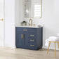 Gavino 36" Single Bathroom Vanity with Grain White Composite Stone Countertop by Altair Design