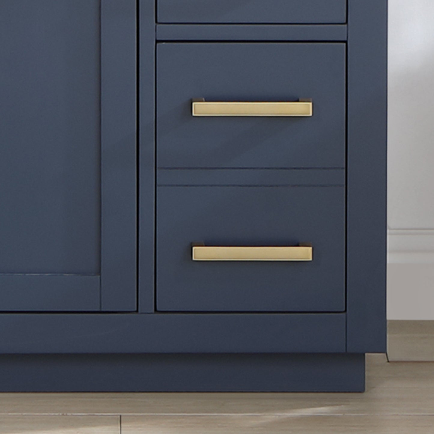 Altair Gavino 36" Single Sink Bathroom Vanity, Light Brown, Stone Top