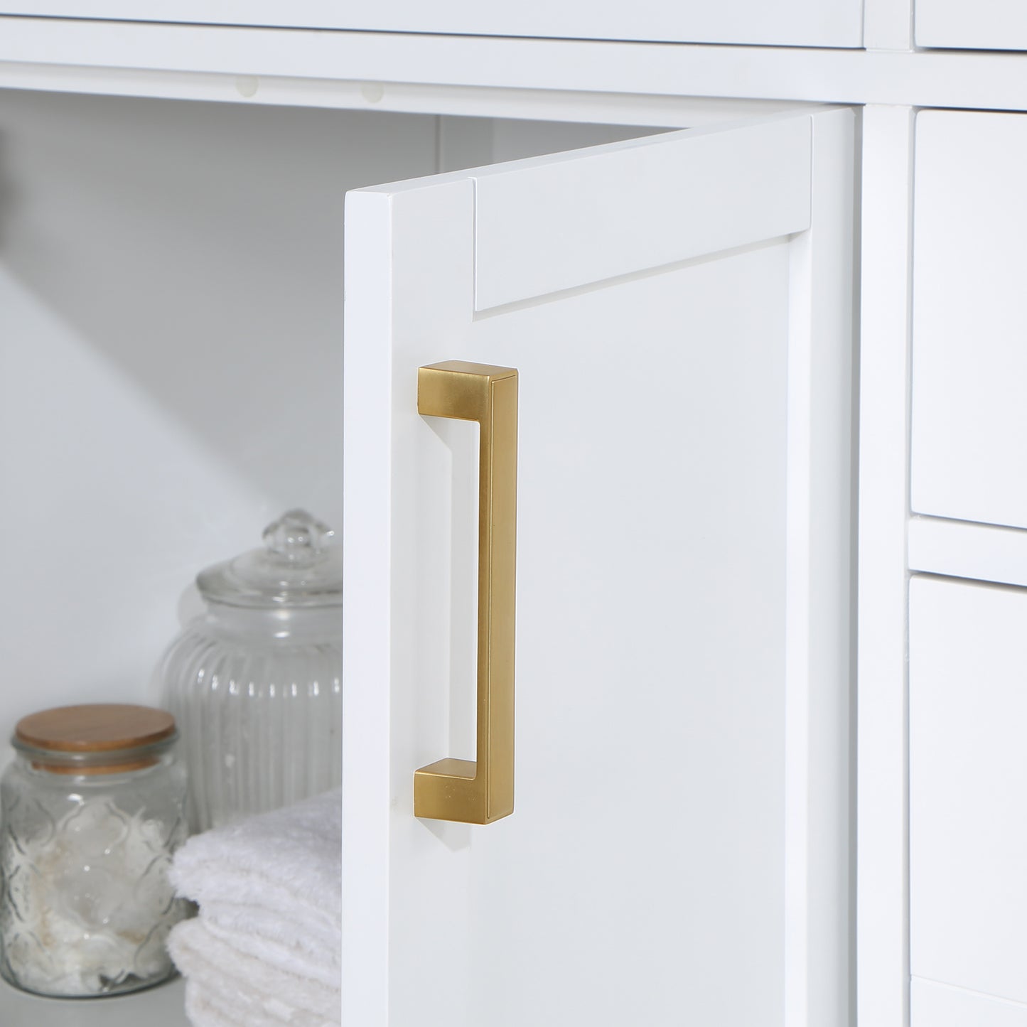 Altair Gavino 36" Single Sink Bathroom Vanity, Light Brown, Stone Top