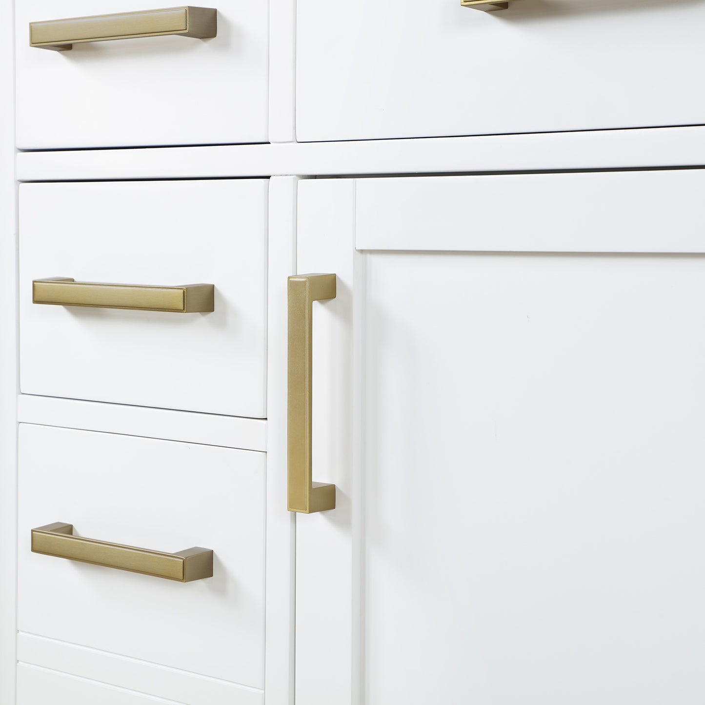 Altair Gavino 84" Double Sink Bathroom Vanity, Light Brown, Stone Top