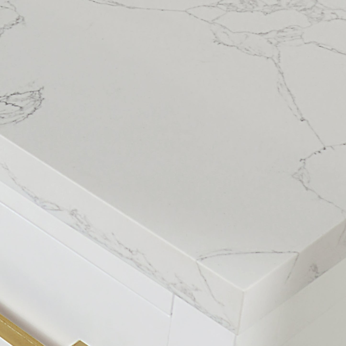 Altair Gavino 84" Double Sink Bathroom Vanity, Light Brown, Stone Top