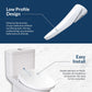 Bio Bidet Discovery DLS Smart Bidet Toilet Seat showcasing low profile design and easy install features.