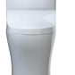 White toilet on a white background