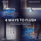 Swiss Madison Viro V15 Signature Smart Bidet Toilet features 4 flushing options with backup battery for power outages.