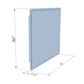 Livorno Rectangle Frameless Modern LED Bathroom Vanity Mirror