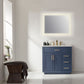 Livorno Rectangle Frameless Modern LED Bathroom Vanity Mirror