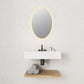 Matera 24' Oval Frameless Modern LED Bathroom Vanity Mirror