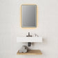 Viaggi Modern Rectangle Bathroom/Vanity LED Lighted Wall Mirror