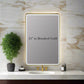 Viaggi Modern Rectangle Bathroom/Vanity LED Lighted Wall Mirror