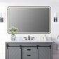 Viaggi Modern Rectangle Bathroom/Vanity LED Lighted Wall Mirror