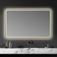 Viaggi Modern Rectangle Bathroom/Vanity LED Lighted Wall Mirror