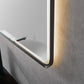 Viaggi Modern Rectangle Bathroom/Vanity LED Lighted Wall Mirror