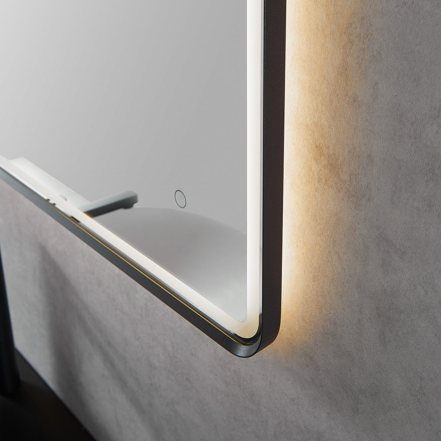 Viaggi Modern Rectangle Bathroom/Vanity LED Lighted Wall Mirror