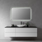 Viaggi Modern Rectangle Bathroom/Vanity LED Lighted Wall Mirror