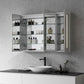 Catola 48" Rectangle Frameless Surface or Recessed Mounted LED Lighted Bathroom Medicine Cabinet