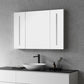 Catola 48" Rectangle Frameless Surface or Recessed Mounted LED Lighted Bathroom Medicine Cabinet