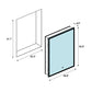 Carsoli Rectangle Frameless Surface/Recessed Mounted LED Lighted Bathroom Medicine Cabinet