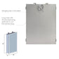 Carsoli Rectangle Frameless Surface/Recessed Mounted LED Lighted Bathroom Medicine Cabinet