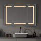 Bojano 48" Frameless Rectangle Surface or Recessed Mounted LED Lighted Bathroom Medicine Cabinet