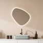 Rasso Novelty Frameless Modern Bathroom/Vanity LED Lighted Wall Mirror