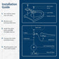 Installation guide for Bio Bidet Discovery DLS Smart Bidet Toilet Seat with step-by-step instructions.